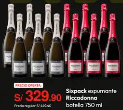 Metro Sixpack espumante Riccadonna oferta