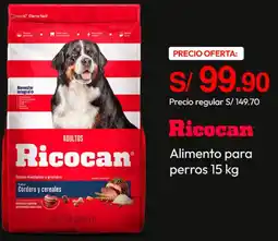 Metro Ricocan Alimento para perros oferta