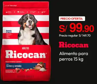 Metro Ricocan Alimento para perros oferta