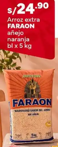 Plaza Vea Faraon añejo naranja bl oferta