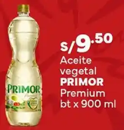Plaza Vea Primor premium aceite vegetal bt oferta