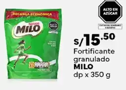 Plaza Vea Milo fortificante granulado dp oferta