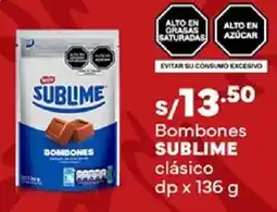 Plaza Vea Sublime bombones clásico dp oferta