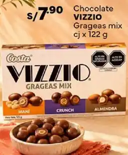 Plaza Vea Vizzio hocolate grageas mix cj oferta