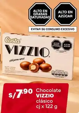Plaza Vea Vizzio chocolate clásico cj oferta