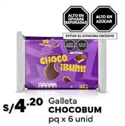 Plaza Vea Chocobum galleta pq oferta