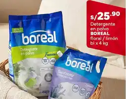 Plaza Vea Boreal detergente en polvo floral / limón bl oferta