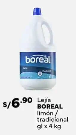 Plaza Vea Boreal lejía limón / tradicional gl oferta