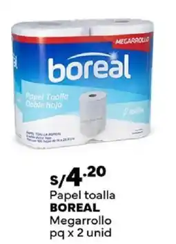 Plaza Vea Boreal papel toalla megarrollo oferta
