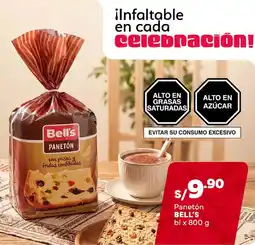 Plaza Vea Bell's panetón bl oferta