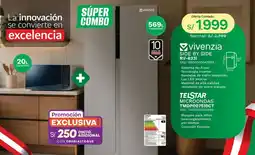 Marcimex Vivenzia SIDE BY SIDE RV-623I + TELSTAR MICROONDAS TMDP007510CT oferta