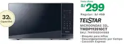 Marcimex TELSTAR MICROONDAS 32L. TMDP113510CT oferta