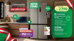 Marcimex vivenzia REFRIGERADORA RV-519I + TELSTAR MICROONDAS TMDP007510CT oferta