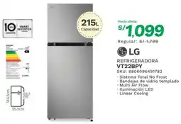 Marcimex LG REFRIGERADORA VT22BPY oferta