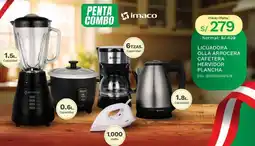 Marcimex Licuadora olla arrocera cafetera hervidor plancha oferta