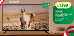 Marcimex NIUM SMART TV QLED UHD 55" NI-TV55QUQL1F5PE oferta