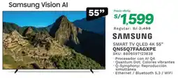 Marcimex SAMSUNG SMART TV QLED 4K 55" QN55Q7FAAGXPE oferta