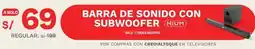 Marcimex Barra de sonido con subwoofer nium oferta