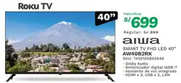 Marcimex Aiwa SMART TV FHD LED 40" AW40B2RK oferta