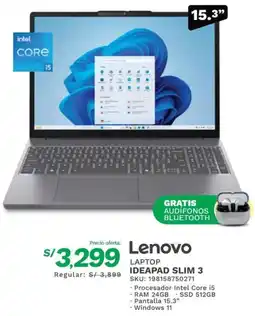 Marcimex Lenovo laptop ideapad slim 3 oferta
