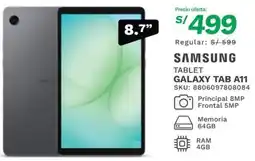 Marcimex Samsung tablet galaxy tab A11 oferta