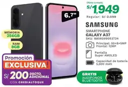 Marcimex Samsung smartphone galaxy A37 oferta