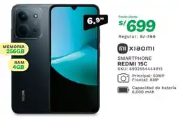 Marcimex Xiaomi Smartphone Redmi 15C oferta
