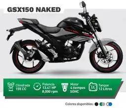 Marcimex SUZUKI GSX150 NAKED oferta