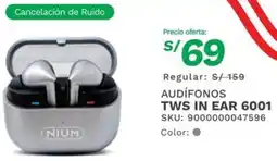 Marcimex Nium audifonos tws in ear 6001 oferta