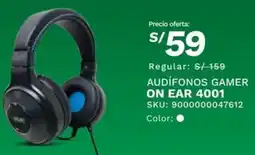 Marcimex Nium audifonos gamer on ear 4001 oferta