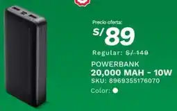 Marcimex Nium powerbank 20,000 MAH-10W oferta