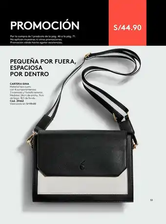 Ésika Cartera gina oferta