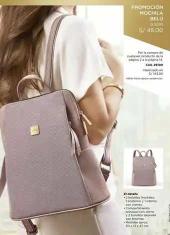 L'Bel Mochila belú oferta