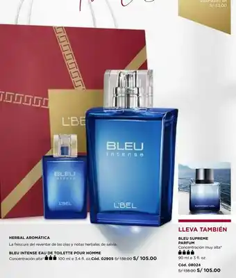 L'Bel Bleu supreme parfum 90ml oferta