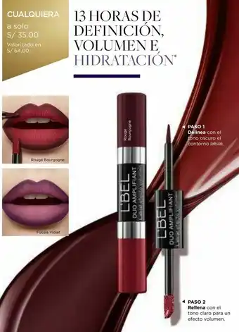 L'Bel Duo amplifiant labial efecto volumen y definición 5 g oferta