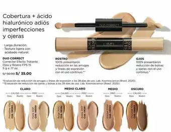 L'Bel Duo correct corrector efecto tratante ojos y rostro fps 15 5 g oferta
