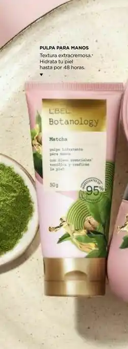 L'Bel Botanology matcha crema de manos 50 g oferta