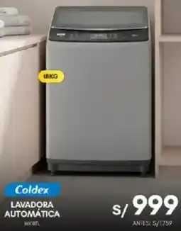 La Curacao Coldex lavadora automática oferta