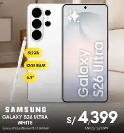 La Curacao SAMSUNG GALAXY S26 ULTRA WHITE oferta