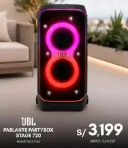 La Curacao JBL parlante partybox stage 720 oferta