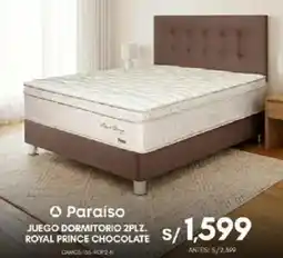 La Curacao Paraiso juego dormitorio 2plz. royal prince chocolate oferta