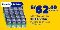 Makro Pura vida mezcla láctea oferta