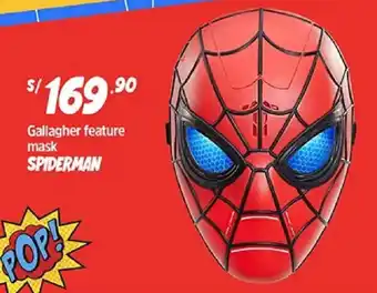 Gallagher feature mask spiderman