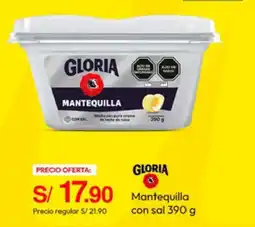 Metro Gloria mantequilla con sal oferta