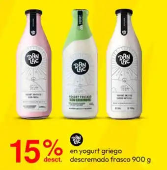 Dan lac yogurt griego descremado
