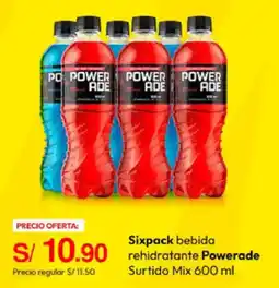 Metro Powerade bebida rehidratante oferta