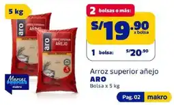 Makro Aro arroz superior añejo oferta