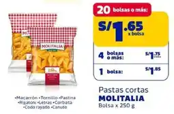 Makro Molitalia pastas cortas oferta