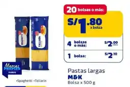 Makro M&K pastas largas oferta