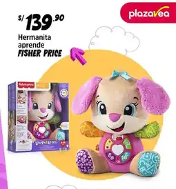 Plaza Vea Fisher price hermanita aprende oferta